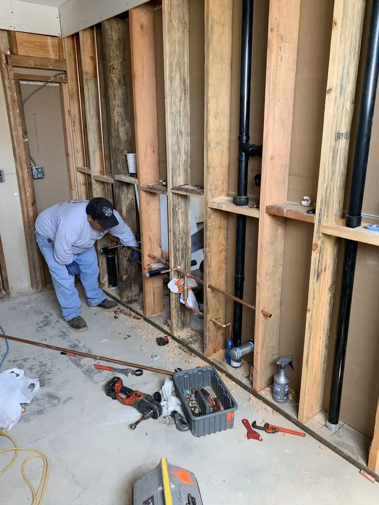 Commercial rough-in plumbing for Gas Line Repair in Wentzville